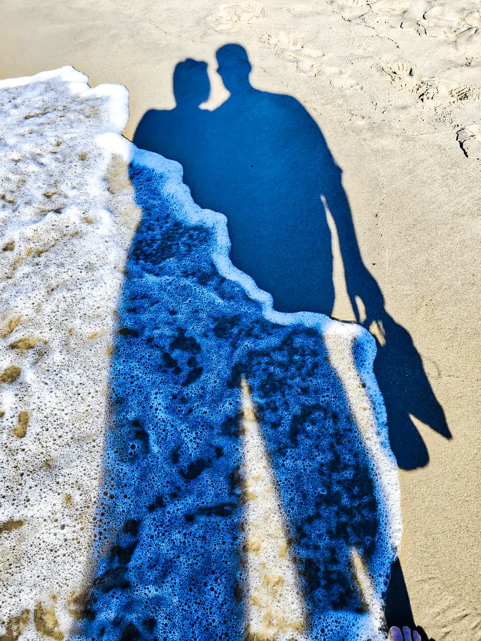 Отражение на песке