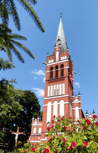 Католический храм святого Бруно в Черняховске Калининградской области