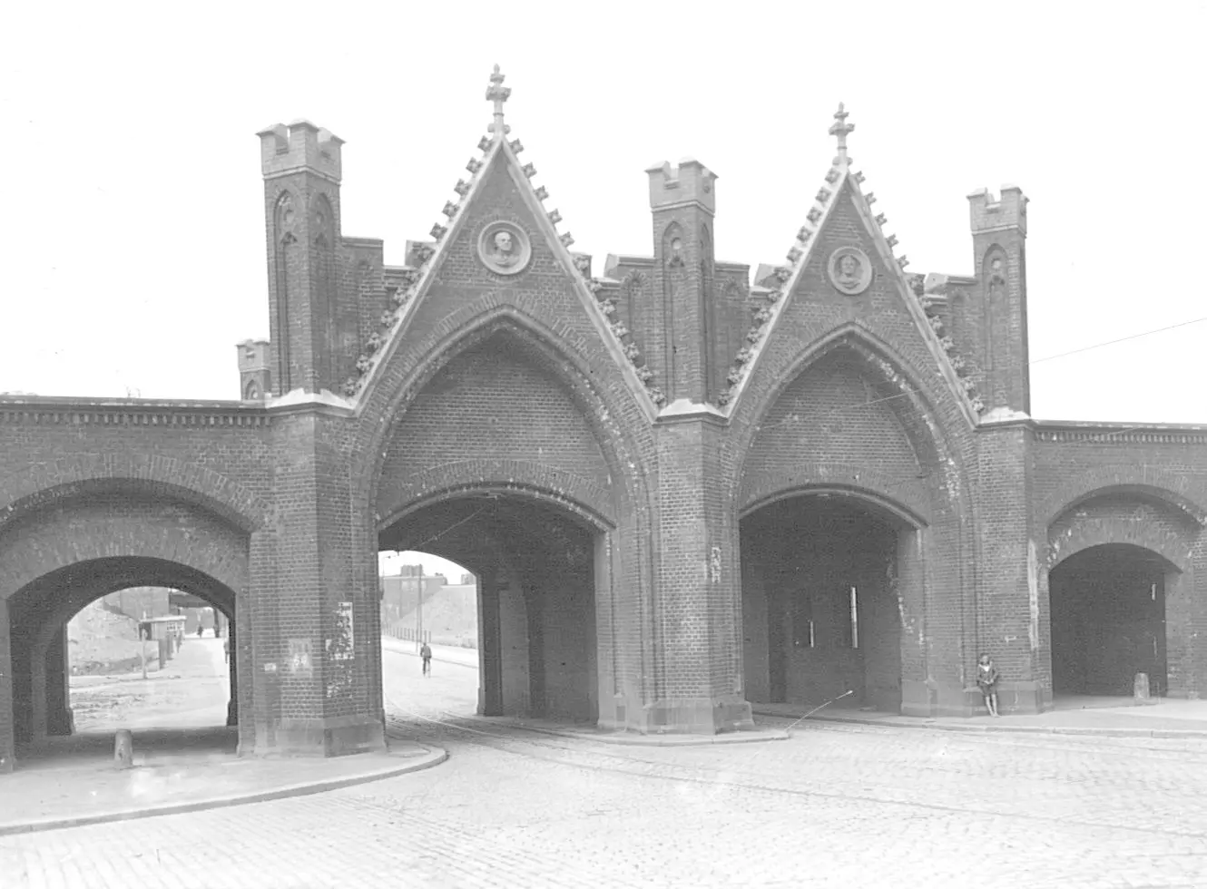 Бранденбургские ворота Кёнигсберга в 1928 году